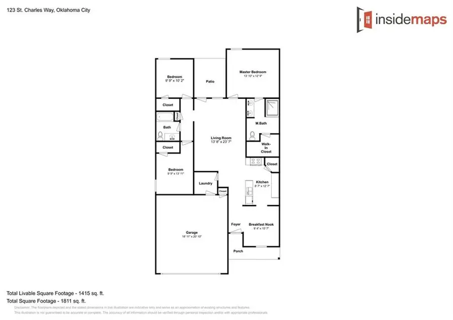 123 Saint Charles Way, Midwest City, OK 73130 - #3