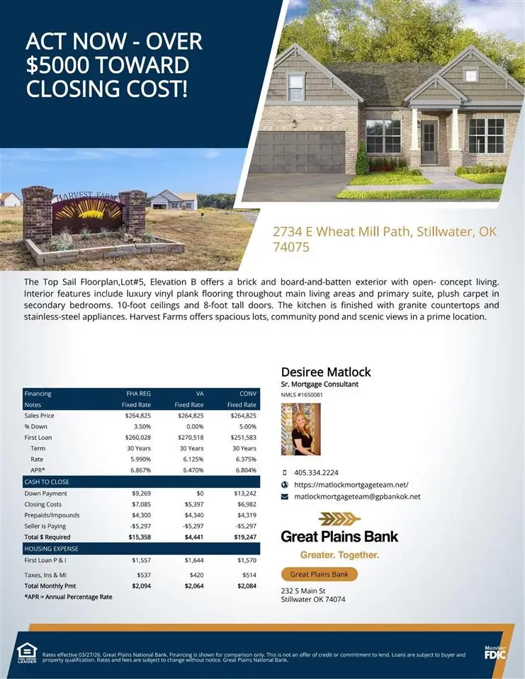 2734 E Wheat Mill Path, Stillwater, OK 74075 - #3