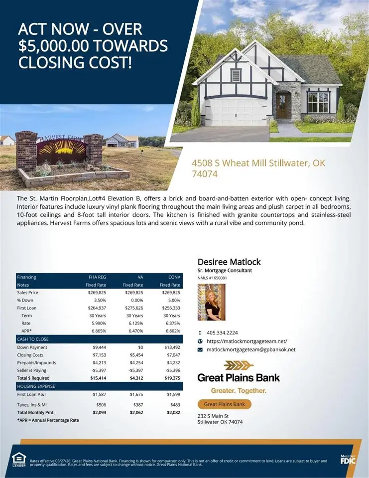 4508 S Wheat Mill Path, Stillwater, OK 74075 - #3