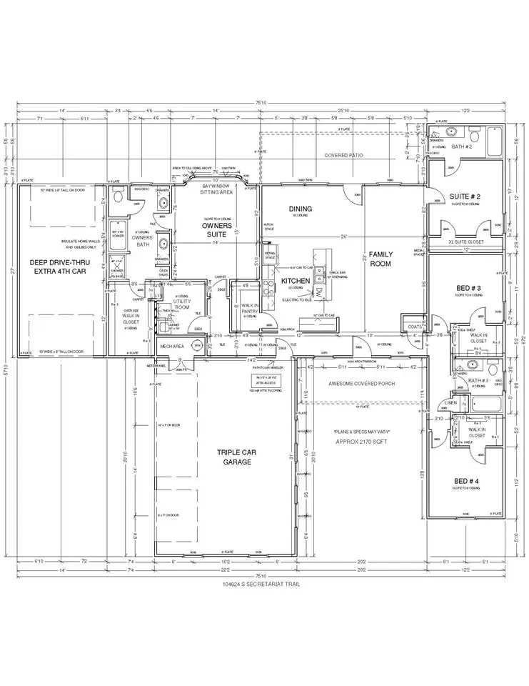 104824 S Secretariat Trail, McLoud, OK 74851 - #1
