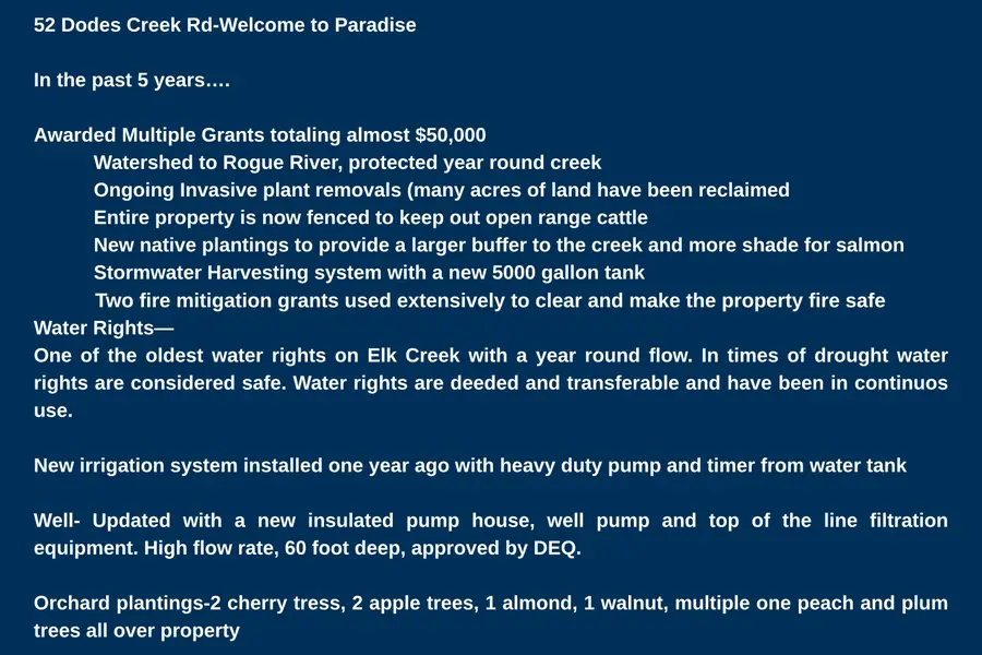 52 Dodes Creek Road, Trail, OR 97541 - Image #2