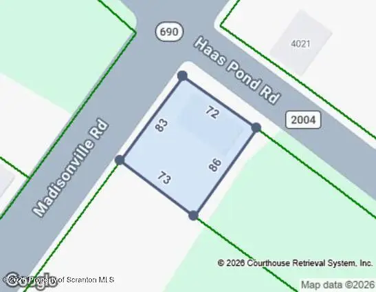 Cor. Sr 690 & Haas Pond Road, Madisonville, PA 18444