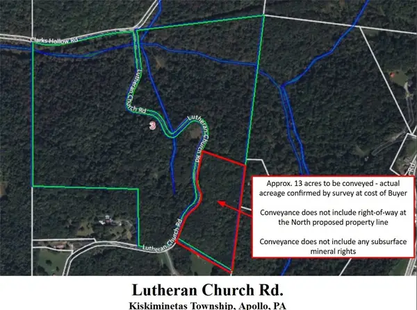 0 Lutheran Church Rd, Kiskiminetas Twp, PA 15613
