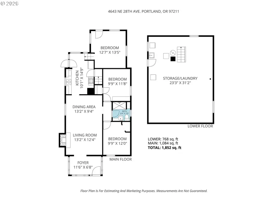 4643 NE 28th Ave, Portland, OR 97211 - #3