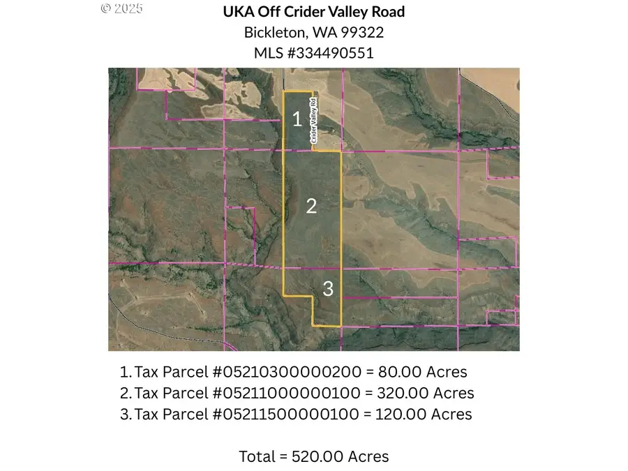 Uka Crider Valley Rd, Bickleton, WA 99322 - Image #2