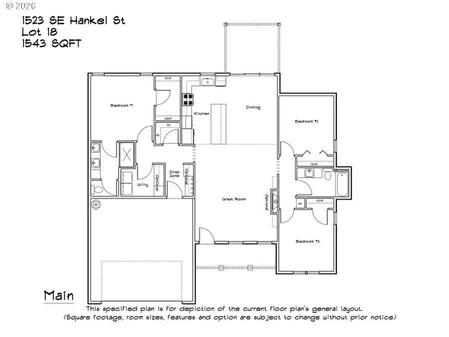 1523 SE Hankel St, Dallas, OR 97338 - #3