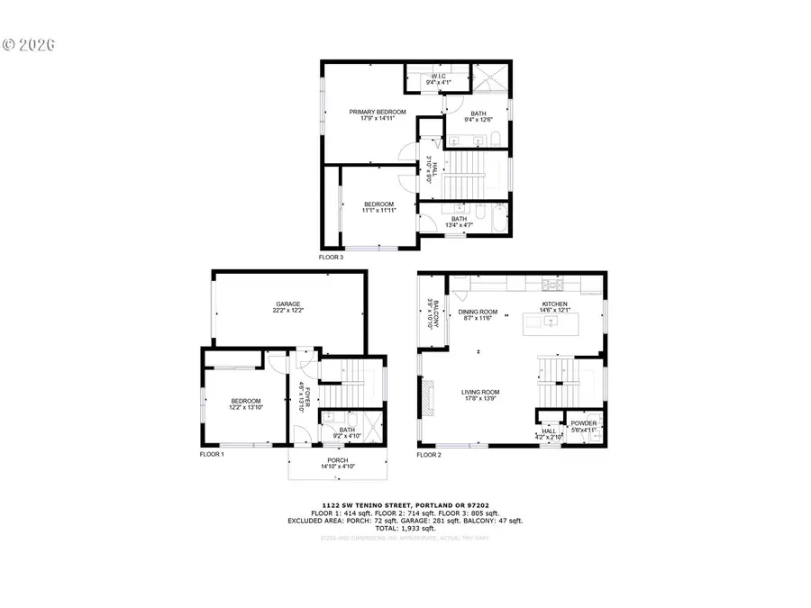 1122 SE Tenino St, Portland, OR 97202 - #2