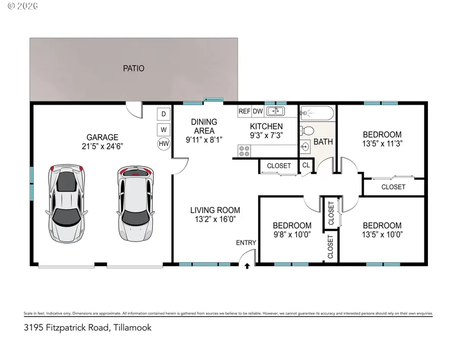 3195 Fitzpatrick Rd, Tillamook, OR 97141 - #3