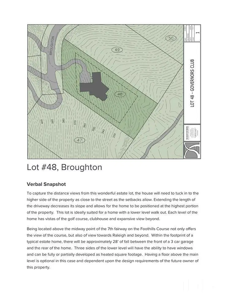 55235 Broughton, Governors Club, NC 27517 - #2