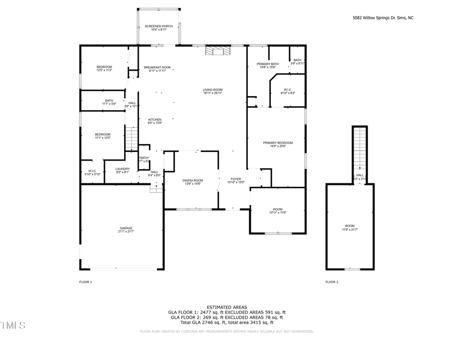 5082 Willows Edge Drive, Sims, NC 27880 - Image #2