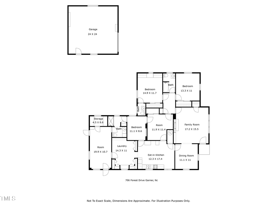 706 Forest Drive, Garner, NC 27529 - Image #2