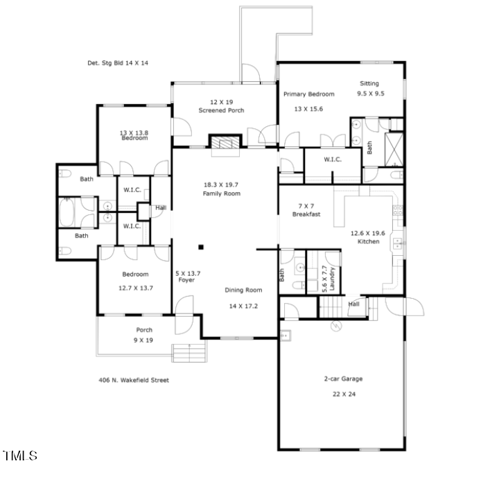 406 N Wakefield Street, Zebulon, NC 27597 - Image #2