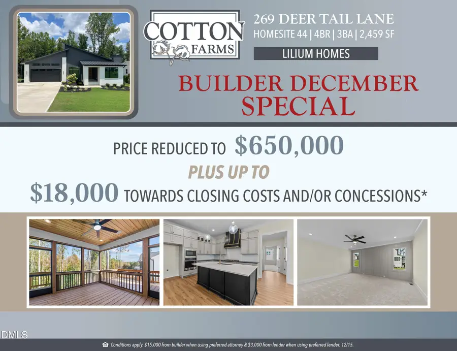 269 Deer Tail Lane #Lot 44, Fuquay Varina, NC 27526 - Image #2