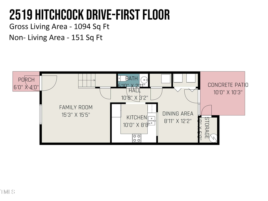 2519 Hitchcock Drive, Durham, NC 27705 - Image #2