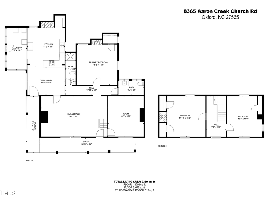 8365 Aaron Creek Church Road, Oxford, NC 27565 - Image #2