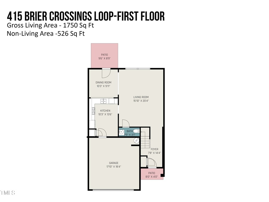 415 Brier Crossings Loop, Durham, NC 27703 - Image #2