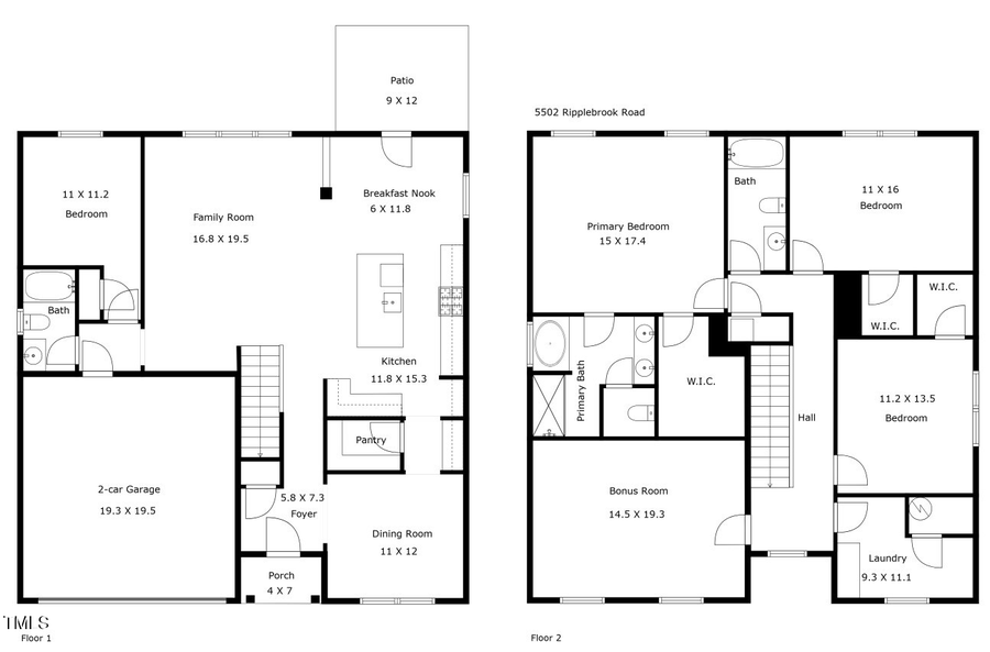 5502 Ripplebrook Road, Durham, NC 27712 - Image #2