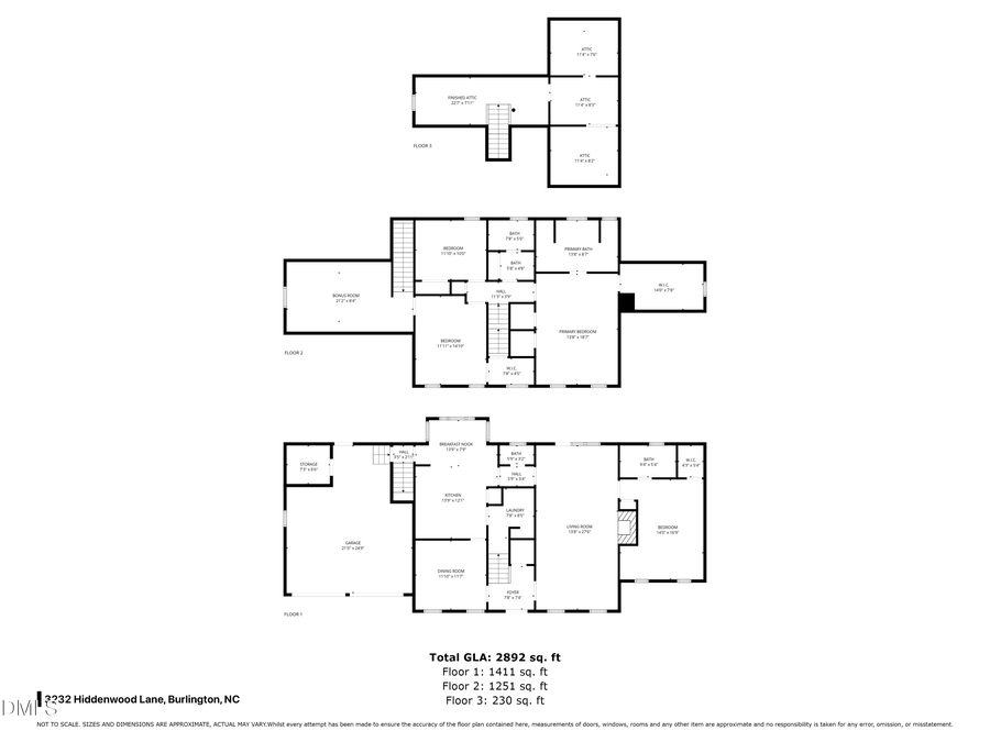 3232 Hiddenwood Lane, Burlington, NC 27215 - Image #2