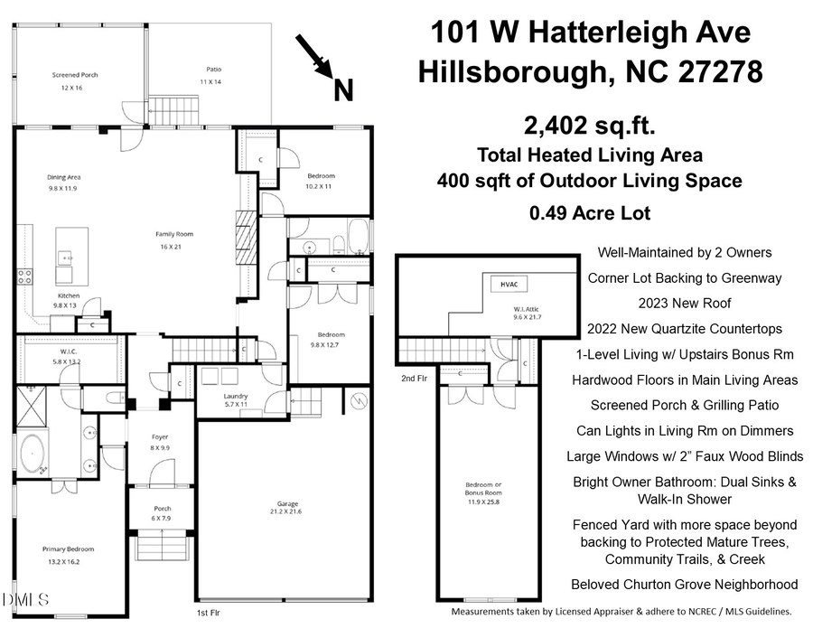 101 W Hatterleigh Avenue, Hillsborough, NC 27278 - Image #2