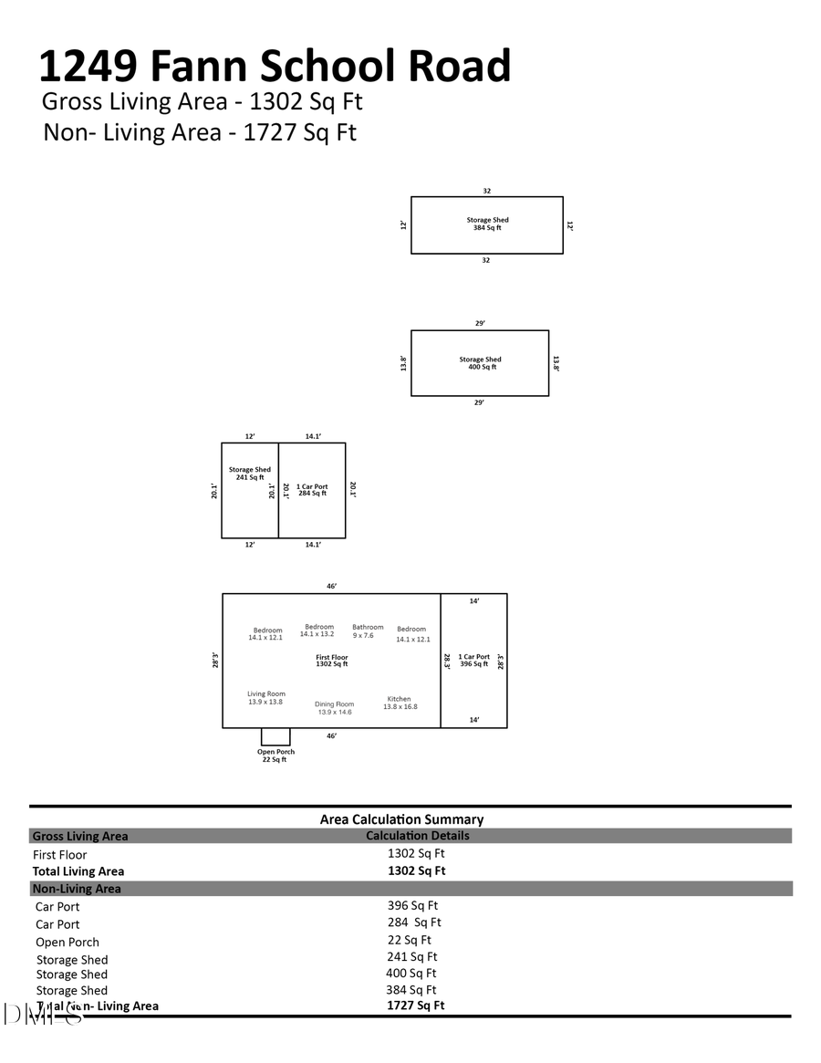 1249 Fann School Road, Salemburg, NC 28385 - #2