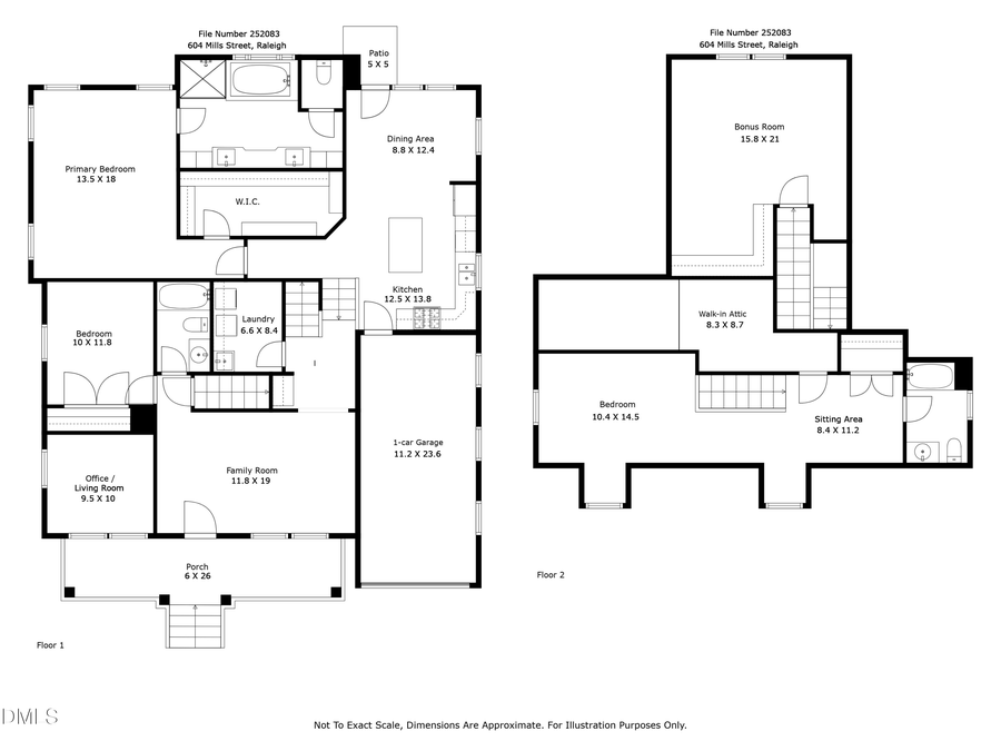 604 Mills Street, Raleigh, NC 27608 - #2
