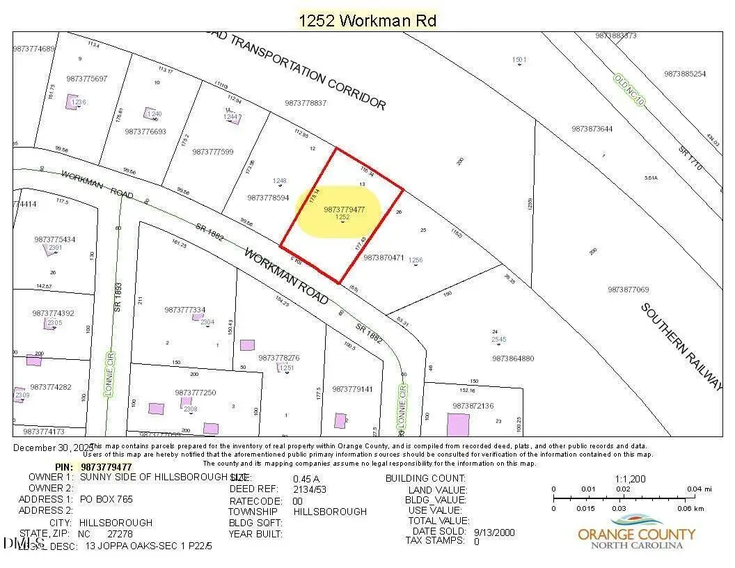 1252 Workman Road, Hillsborough, NC 27278 - Image #1