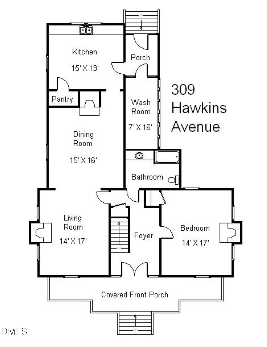 309 Hawkins Avenue, Sanford, NC 27330 - #2