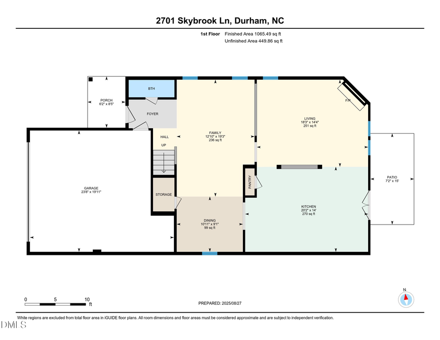 2701 Skybrook Lane, Durham, NC 27703 - #2