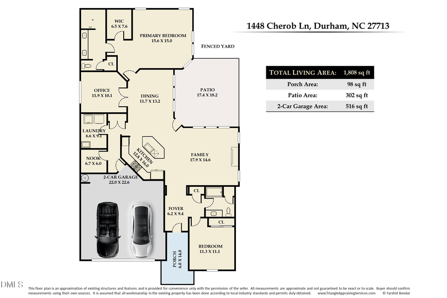 1448 Cherob Lane, Durham, NC 27713 - Image #2