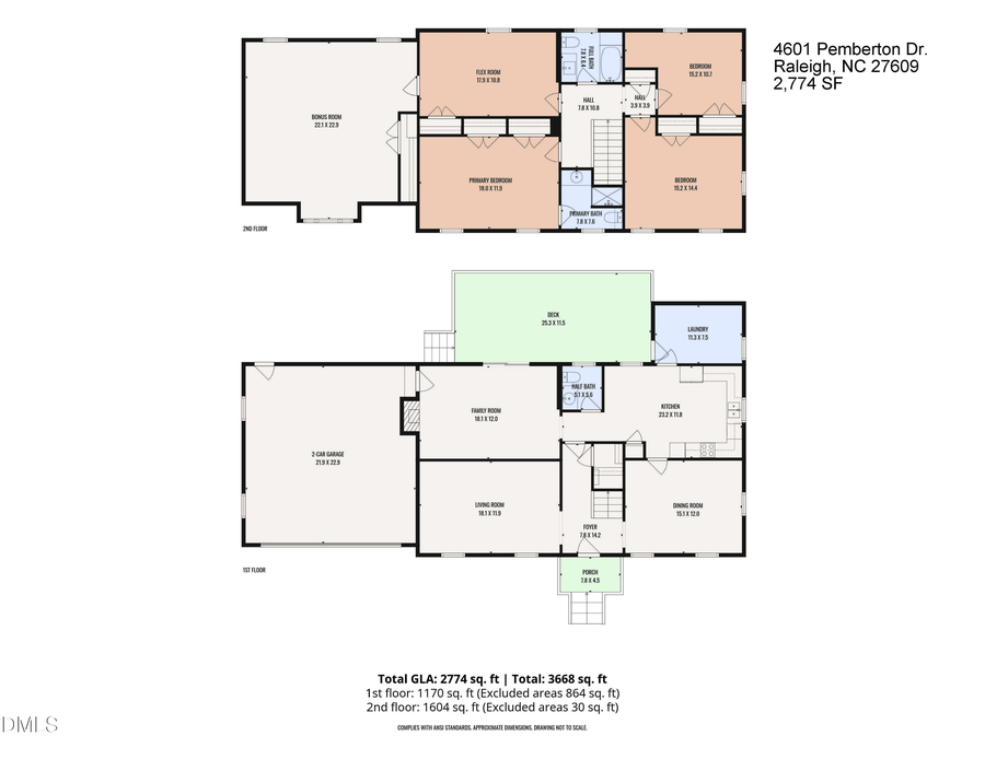 4601 Pemberton Drive, Raleigh, NC 27609 - #2
