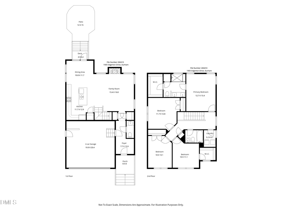 1905 Edgerton Drive, Durham, NC 27703 - #2