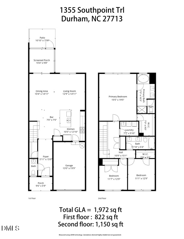 1355 Southpoint Trail, Durham, NC 27713 - #2