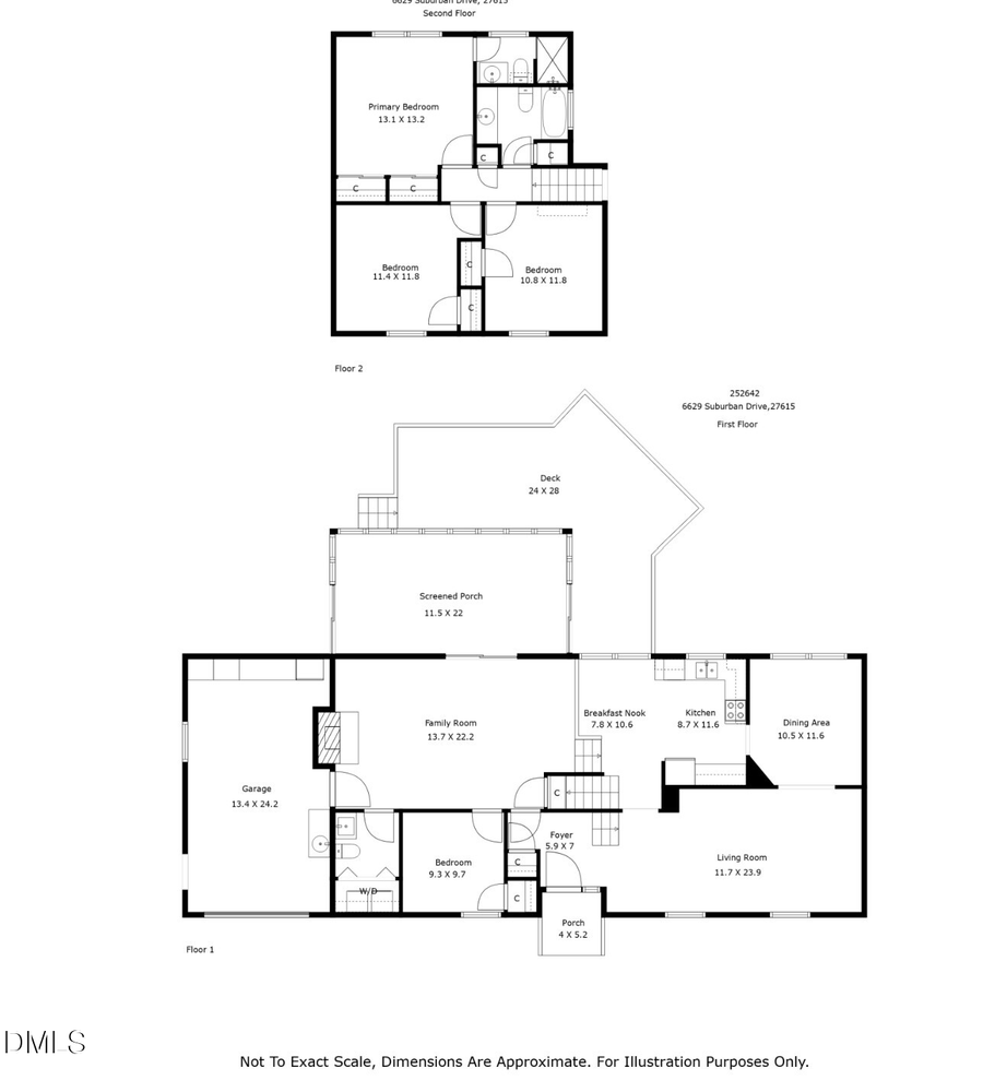 6629 Suburban Drive, Raleigh, NC 27615 - #2