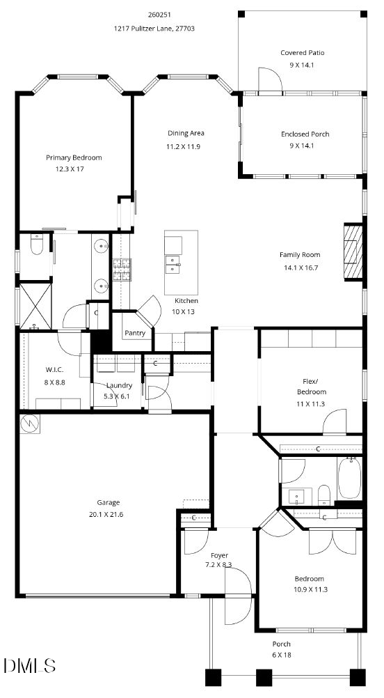 1217 Pulitzer Lane, Durham, NC 27703 - #2
