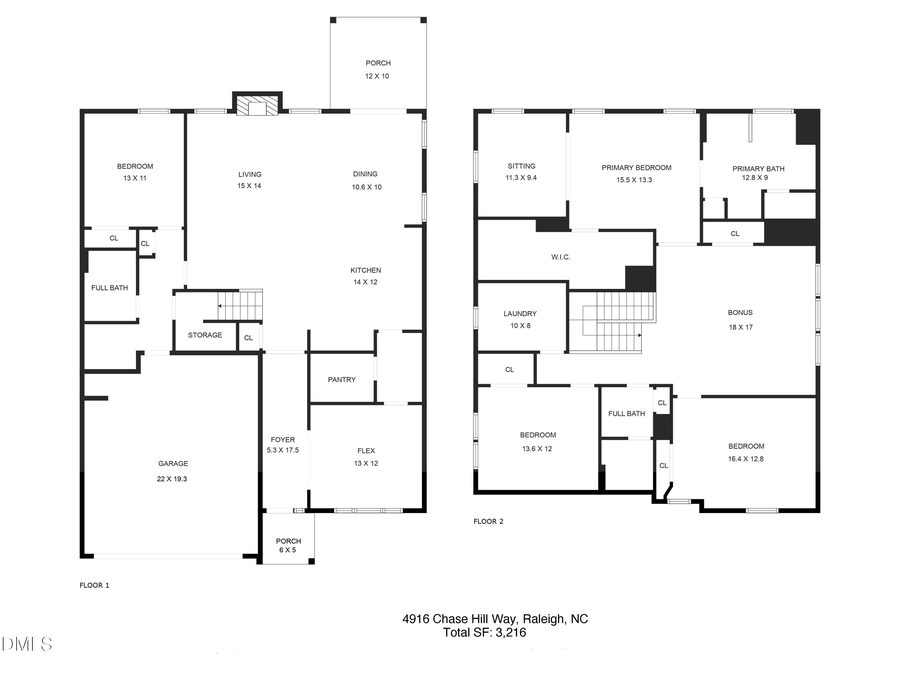 4916 Chase Hill Way, Raleigh, NC 27603 - #2