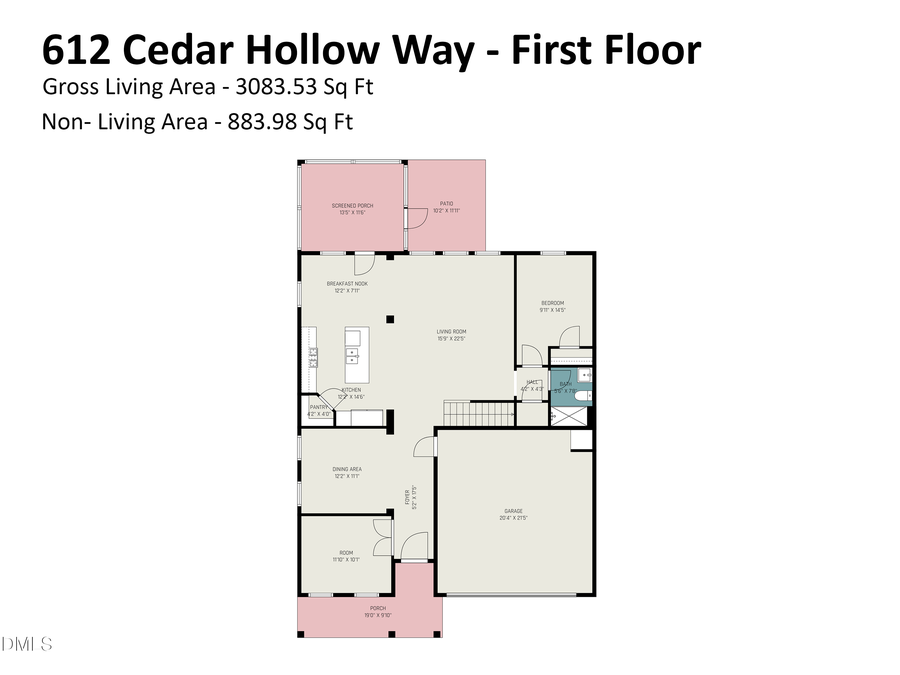 612 Cedar Hollow Way, Raleigh, NC 27610 - #2