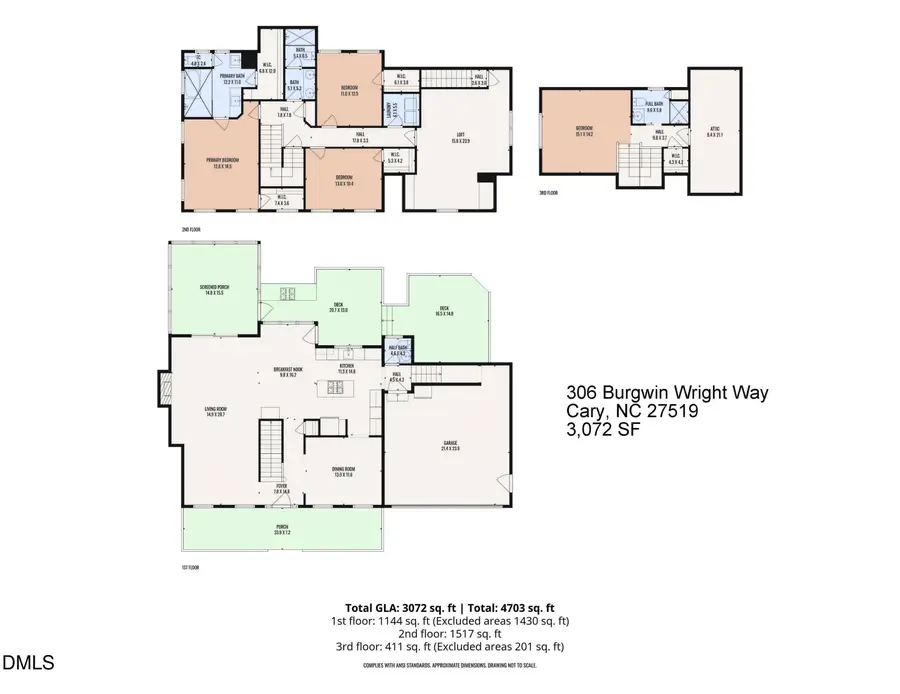 306 Burgwin Wright Way, Cary, NC 27519 - #2