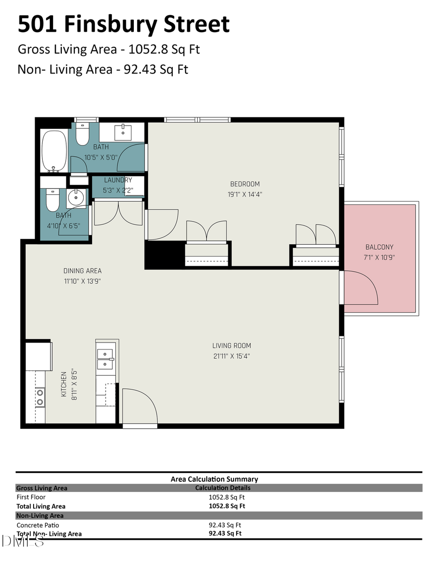 501 Finsbury Street #Apt 201, Durham, NC 27703 - #2
