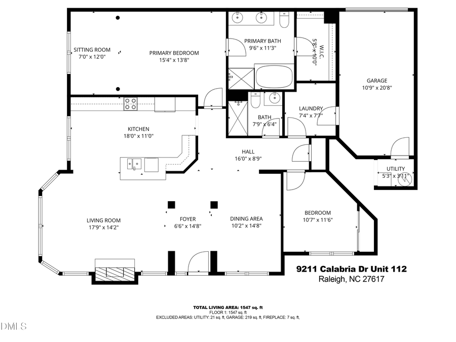 9211 Calabria Drive #112, Raleigh, NC 27617 - #2