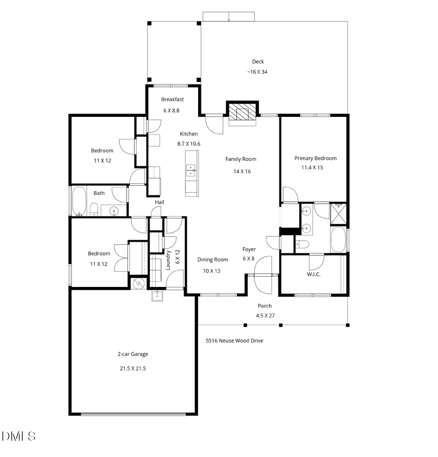 5516 Neuse Wood Drive, Raleigh, NC 27616 - #2
