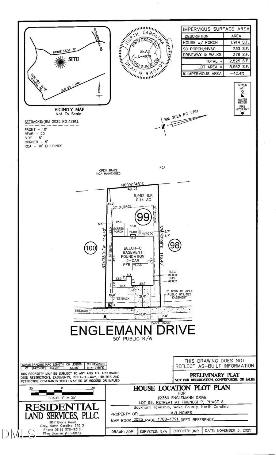 2350 Englemann Drive #Lot 99, Apex, NC 27502 - #3