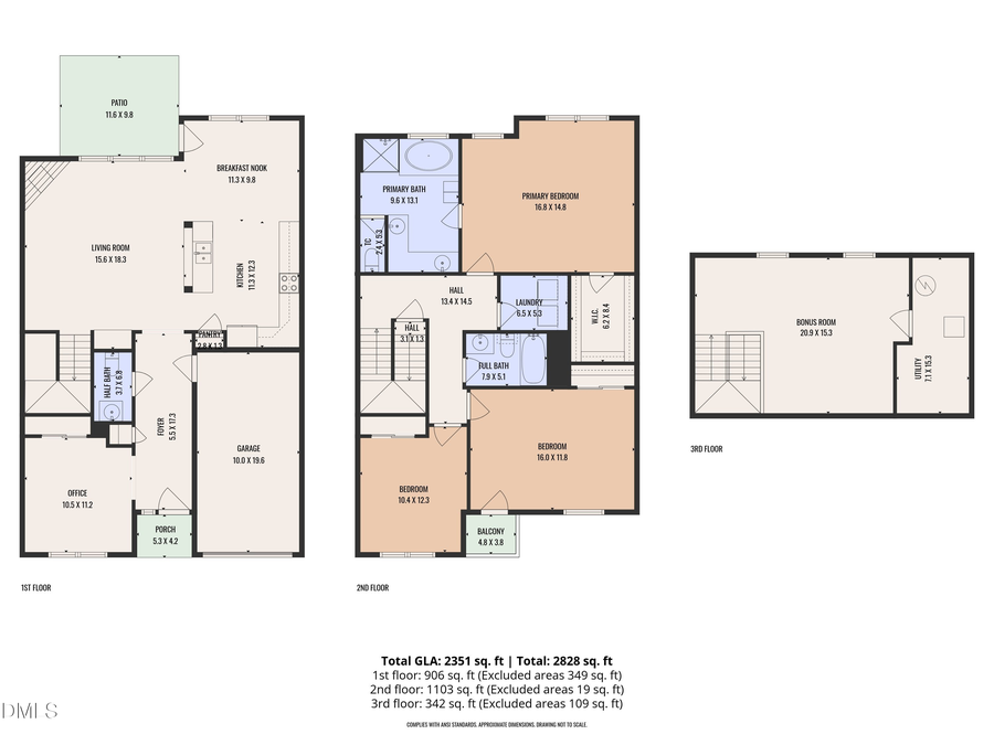 3064 Imperial Oaks Drive, Raleigh, NC 27614 - #2