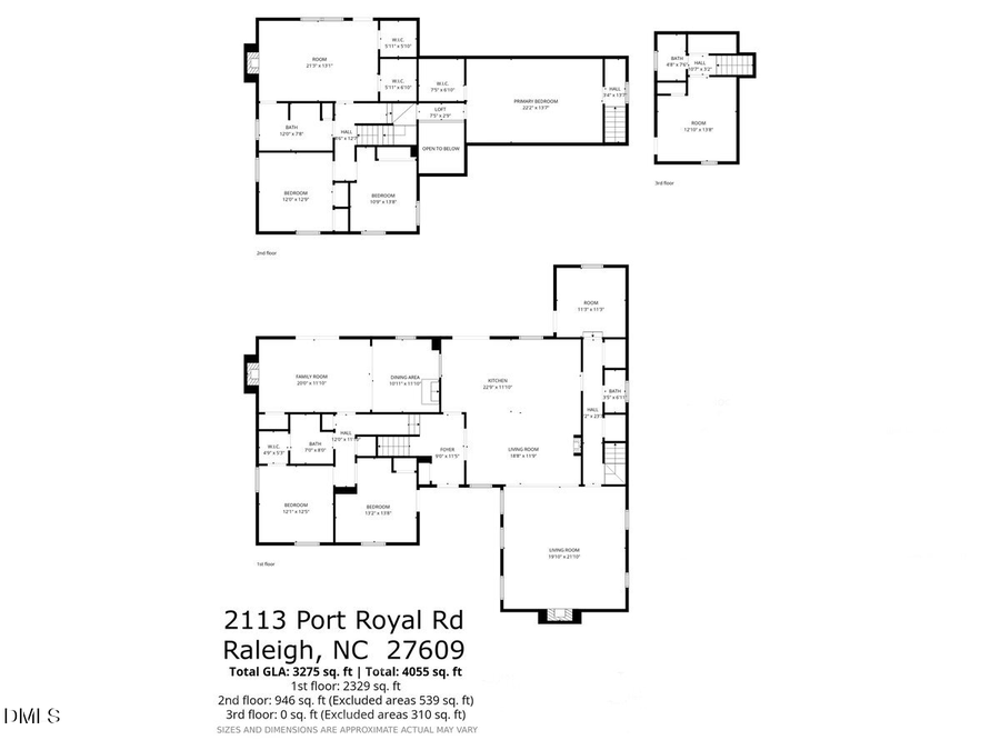 2113 Port Royal Road, Raleigh, NC 27609 - #2