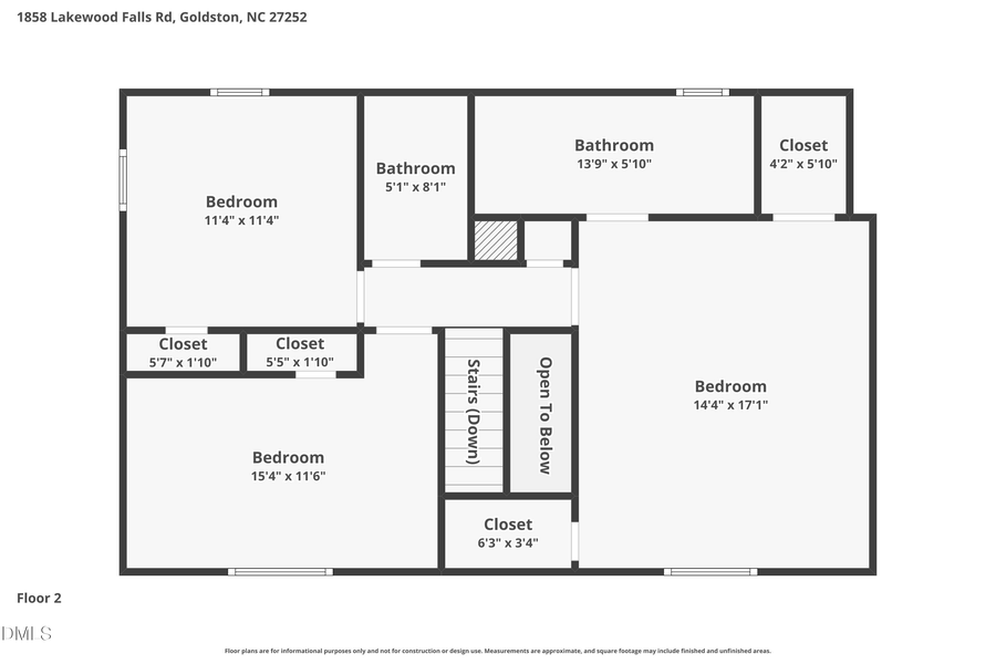 1858 Lakewood Falls Road, Goldston, NC 27252 - #2