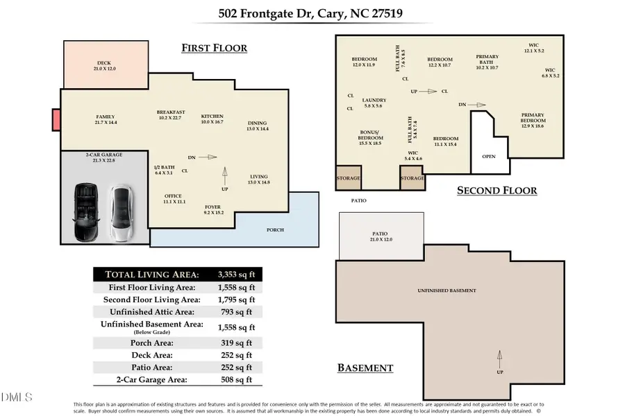 502 Frontgate Drive, Cary, NC 27519 - #2