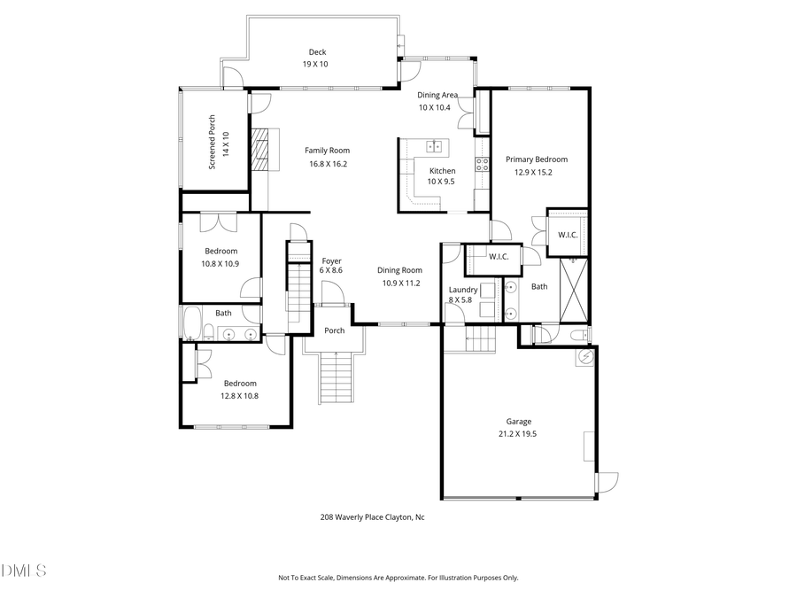 208 Waverly Drive, Clayton, NC 27527 - #2