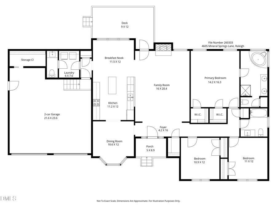4605 Mineral Springs Lane, Raleigh, NC 27616 - #2