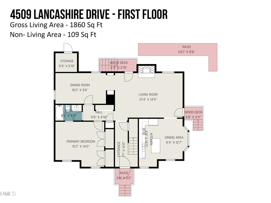 4509 Lancashire Drive, Raleigh, NC 27613 - #2