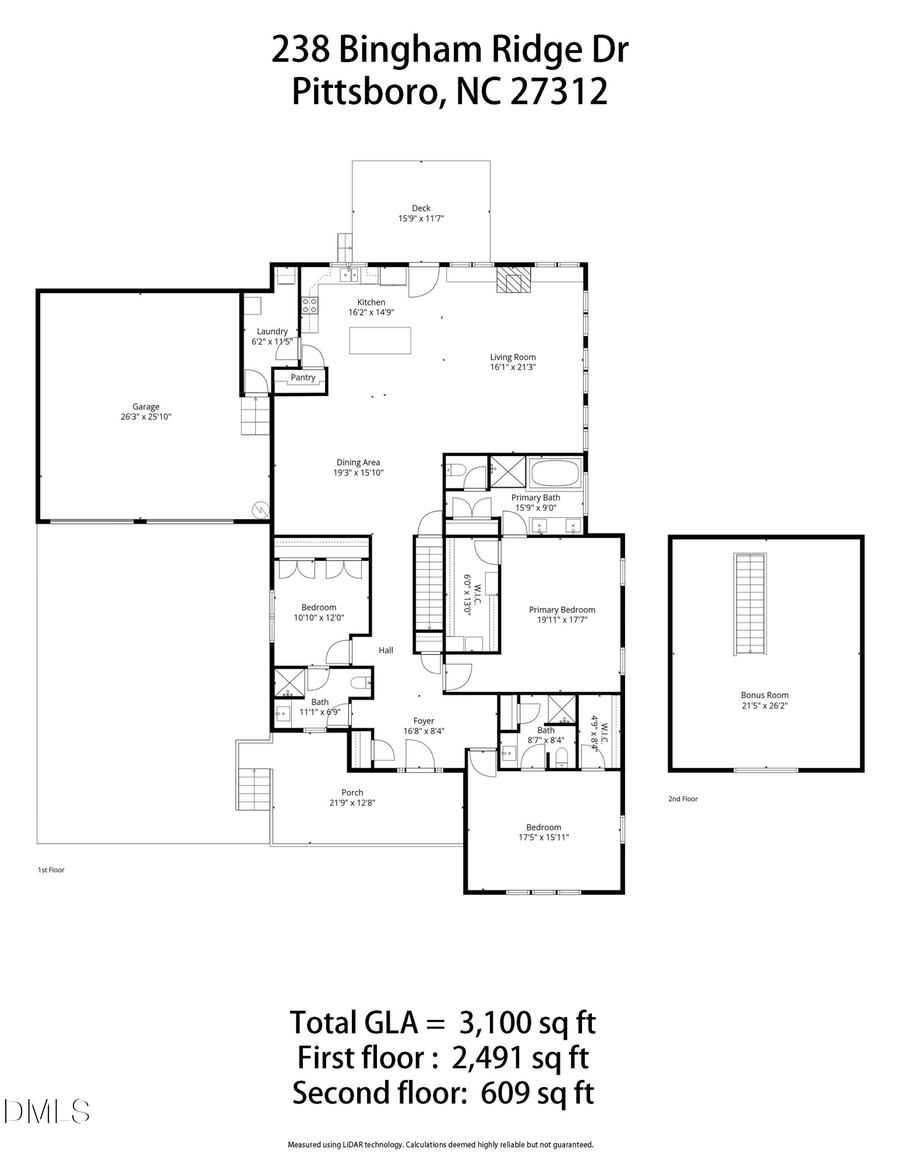 238 Bingham Ridge Drive, Pittsboro, NC 27312 - #2