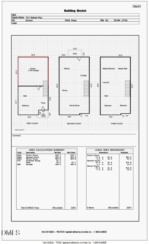 1011 Belloak Way, Durham, NC 27703 - #2